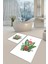 Yıkanabilir Kaymaz Dot Taban 2'li Banyo Paspası ( 50CM x 60CM - 60CM x 100CM) MND1003 1
