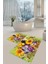 Yıkanabilir Kaymaz Dot Taban 2'li Banyo Paspası ( 50CM x 60CM - 60CM x 100CM) MNP1042 1
