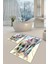 Yıkanabilir Kaymaz Dot Taban 2'li Banyo Paspası ( 50CM x 60CM - 60CM x 100CM) MNP1048 1