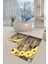 Yıkanabilir Kaymaz Dot Taban 2'li Banyo Paspası ( 50CM x 60CM - 60CM x 100CM) MNP1092 1