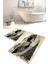 Yıkanabilir Kaymaz Dot Taban 2'li Banyo Paspası ( 50CM x 60CM - 60CM x 100CM) MNP1195 1