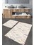 Yıkanabilir Kaymaz Dot Taban 2'li Banyo Paspası ( 50CM x 60CM - 60CM x 100CM) MNP1131 1
