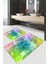 Yıkanabilir Kaymaz Dot Taban 2'li Banyo Paspası ( 50CM x 60CM - 60CM x 100CM) MNP1138 1