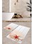 Yıkanabilir Kaymaz Dot Taban 2'li Banyo Paspası ( 50CM x 60CM - 60CM x 100CM) MNP1162 1