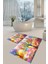 Yıkanabilir Kaymaz Dot Taban 2'li Banyo Paspası ( 50CM x 60CM - 60CM x 100CM) MNP1034 1