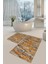Yıkanabilir Kaymaz Dot Taban 2'li Banyo Paspası ( 50CM x 60CM - 60CM x 100CM) MNP1040 1
