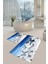 Yıkanabilir Kaymaz Dot Taban 2'li Banyo Paspası ( 50CM x 60CM - 60CM x 100CM) MNP1051 1