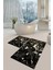 Yıkanabilir Kaymaz Dot Taban 2'li Banyo Paspası ( 50CM x 60CM - 60CM x 100CM) MNP1069 1