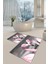 Yıkanabilir Kaymaz Dot Taban 2'li Banyo Paspası ( 50CM x 60CM - 60CM x 100CM) MNP1073 1