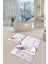 Yıkanabilir Kaymaz Dot Taban 2'li Banyo Paspası ( 50CM x 60CM - 60CM x 100CM) MNP1096 1