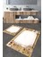 Yıkanabilir Kaymaz Dot Taban 2'li Banyo Paspası ( 50CM x 60CM - 60CM x 100CM) MNP1161 1