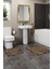 Yıkanabilir Kaymaz Dot Taban 2'li Banyo Paspası ( 50CM x 60CM - 60CM x 100CM) MNP3084 1