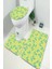 Yıkanabilir Kaymaz Dot Taban 3'lü Klozet Takımı (60CM x 100CM - 55CM x 60CM - 47CM x 50CM) MNKZ6069 1