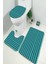 Yıkanabilir Kaymaz Dot Taban 3'lü Klozet Takımı (60CM x 100CM - 55CM x 60CM - 47CM x 50CM) MNKZ6070 1