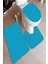 Yıkanabilir Kaymaz Dot Taban 3'lü Klozet Takımı (60CM x 100CM - 55CM x 60CM - 47CM x 50CM) MNKZ6097 1