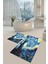 Yıkanabilir Kaymaz Dot Taban 2'li Banyo Paspası ( 50CM x 60CM - 60CM x 100CM) MNP1001 1