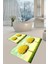 Yıkanabilir Kaymaz Dot Taban 2'li Banyo Paspası ( 50CM x 60CM - 60CM x 100CM) MNP1035 1