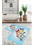 Yıkanabilir Kaymaz Dot Taban 2'li Banyo Paspası ( 50CM x 60CM - 60CM x 100CM) MNP1187 1