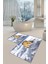 Yıkanabilir Kaymaz Dot Taban 2'li Banyo Paspası ( 50CM x 60CM - 60CM x 100CM) MNP1090 1