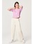 Pembe Modal Crop Basic T-Shirt 3