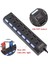 7 Port USB Hub Çoklayıcı Çoğaltıcı Onoff Düğmeli Işıklı Adaptörlü 3