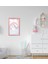 Gift Unicorn Tasarımlı Dekoratif Pembe Ahşap Çerçeveli Çocuk Odası Tablo-1 1