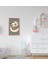 Gift Tembel Hayvan Tasarımlı Dekoratif Pembe Ahşap Çerçeveli Çocuk Odası Tablo-1 1