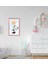 Gift Tatlı Panda Tasarımlı Dekoratif Pembe Ahşap Çerçeveli Çocuk Odası Tablo-1 1