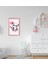 Gift Sevimli Panda Tasarımlı Dekoratif Pembe Ahşap Çerçeveli Çocuk Odası Tablo-8 1