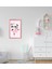 Gift Sevimli Panda Tasarımlı Dekoratif Pembe Ahşap Çerçeveli Çocuk Odası Tablo-1 1