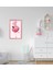Gift Flamingo Tasarımlı Dekoratif Pembe Ahşap Çerçeveli Çocuk Odası Tablo-3 1