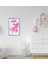Gift Unicorn Tasarımlı Dekoratif Mavi Ahşap Çerçeveli Çocuk Odası Tablo-4 1