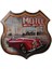 Dekoratif 3D Motel &kırmızı Chevrolet Temalı Duvar Panosu 2