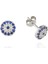 Gümüş Nazar Kolye, Küpe, Çiçekli Hediye Seti - DT0050-HS 3