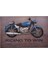 Motorsiklet Tablo Pano Dekoratif Vintage Ev Ofis Hediyelik 1