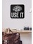 Brain, Use It Ahşap Duvar Dekorasyonu 3