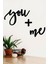 You + Me Dekoratif Duvar Ahşap Tablosu 1