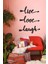 Live Laugh Love 3lü Set Ahşap Duvar Dekoru 2