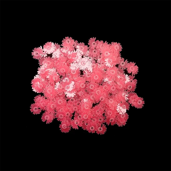Hobizubi Epoksi Süsleme Pulu - Fosforlu Pembe Çiçek