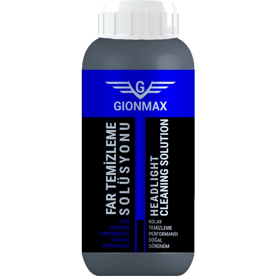 Gionmax Buharlı Far Temizleme Sıvısı 150 ml Kloroform Araba Far Parlatma Kimyasalı