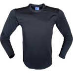 Flaş Siyah Microfiber Uzun Kol Termal Tişört