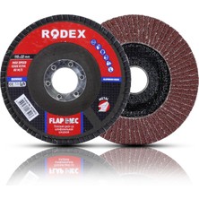 Rodex Avuç Içi Taşlama Flap Disk Zımpara 115 mm 80 Kum (5 Adet)