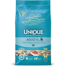 Unique Adult Dog Medıum-Large Sensıtıve Wıth Salmon 3 kg