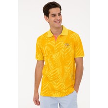 U.S. Polo Assn. Erkek Sarı T-Shirt 50231980-VR044