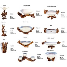 Royal Art Nature Krem Wood Dekoratif Oval Meyvelik