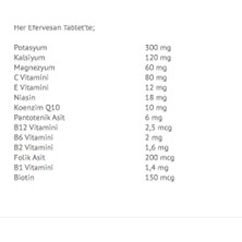 Sunlife Multivitamin&mineral+Ginseng 20 Tablet X2 Adet+Multivitamin&mineral+Koenzim Q10 20 Adet X2 Adet