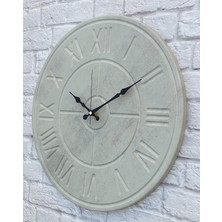 Markakanvas Beton Renkli Duvar Saati (Çap 50 cm - 80 cm )