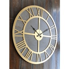 Markakanvas Mermer Desenli  Duvar Saati   50x80  cm