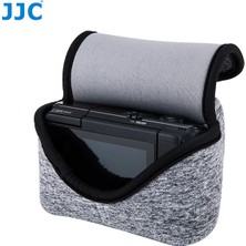 JJC OC-C2BG Neoprene Mirrorless Makine Kılıfı Kırçıllı Gri