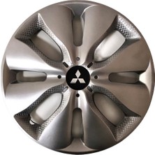HMNL Mitsubishi Grandis 14'' İnç GRİ  4’lü Set Jant Kapağı Çelik Jant Görünümlü